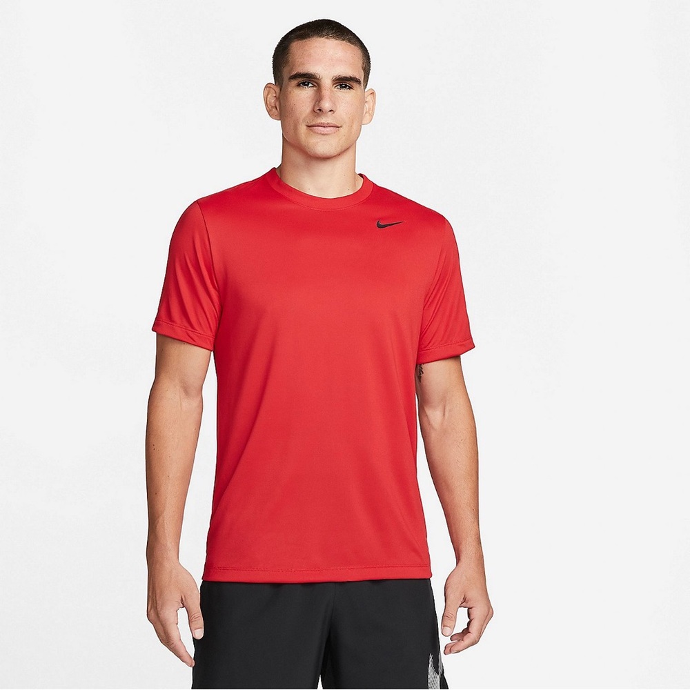 Nike Men's Red Dri-FIT Shirt size small